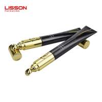 high end black colour zinc alloy applicator ABL tube for eye serum tube