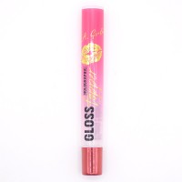 custom 10ml clear empty cosmetic lip gloss tube lipgloss squeeze cosmetic tube